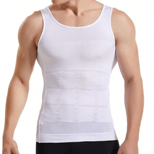 Derssity Body Shaper for Men Waist Trainer Belt Slimming Undershirt for Tummy Control Girdle 